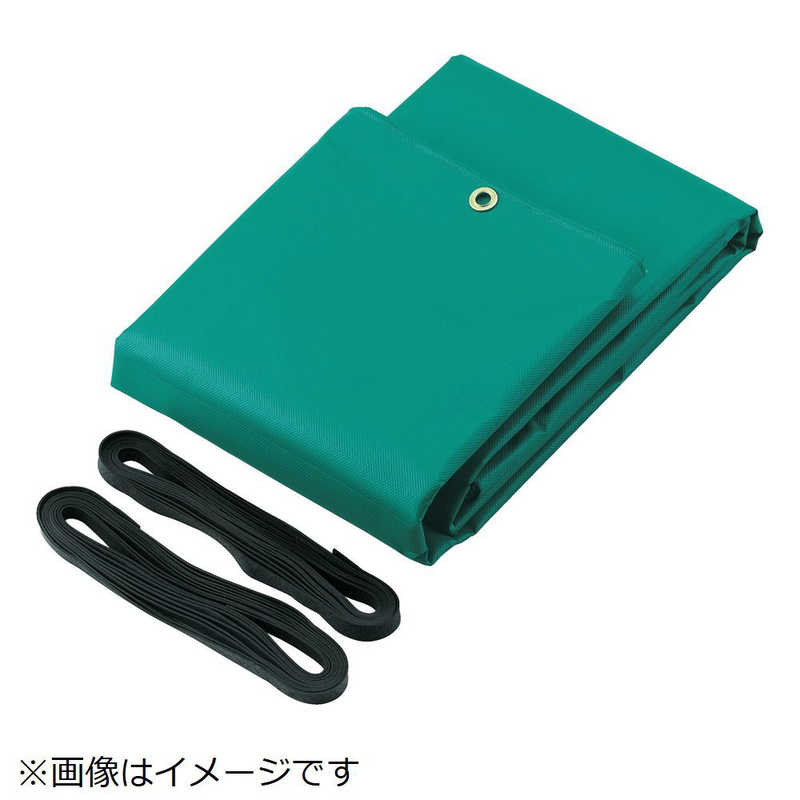トラスコ中山　トラックシートα 4t用 幅4600mmX長さ6.0m 緑　TS4TA