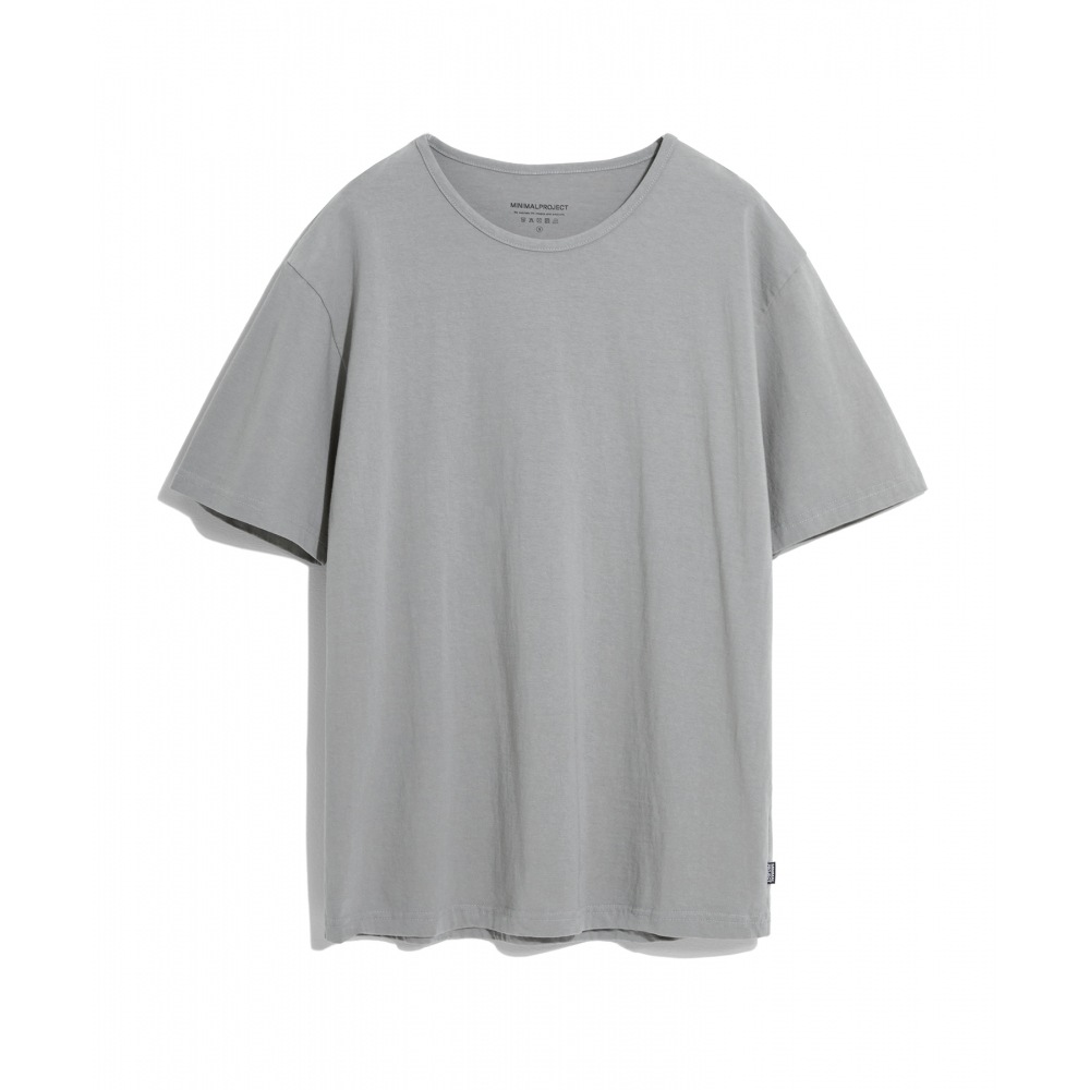 MINIMALPROJECT ベーシックコットンバインディング 半袖Tシャツ MST143 [COOL GRAY]