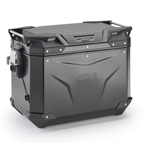 D61288 GIVI ジビ バイク用サイドケース 48L アルミ製 キーシリンダー別売 TREKKER OUTBACK EVO SMARTシリーズ OBKEV48BR 右側用 ブラック