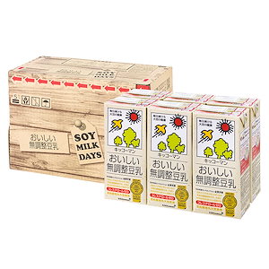 [Amazon限定ブランド] キッコーマン おいしい無調整豆乳SOYMILK DAYS 1000ml6本