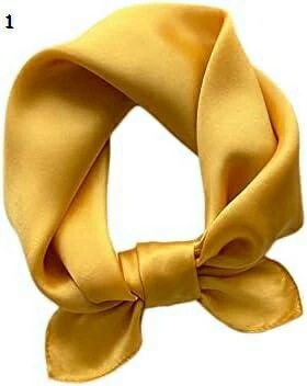 【20%OFFクーポン～】スカーフ 正方形 小さめ レディース 制服用 ネッカチーフ スクエアスカーフ 風 春秋 おしゃれ シンプル 無地 滑らか 柔らか オフィス 通勤 プレゼント 髪飾り 50cm 5,431円