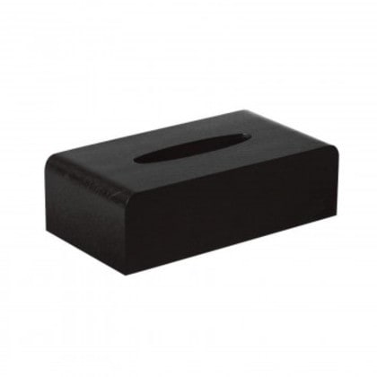 SAITO WOOD(サイトーウッド) 木製ティッシュボックス ブラック TS-03B VTI3101