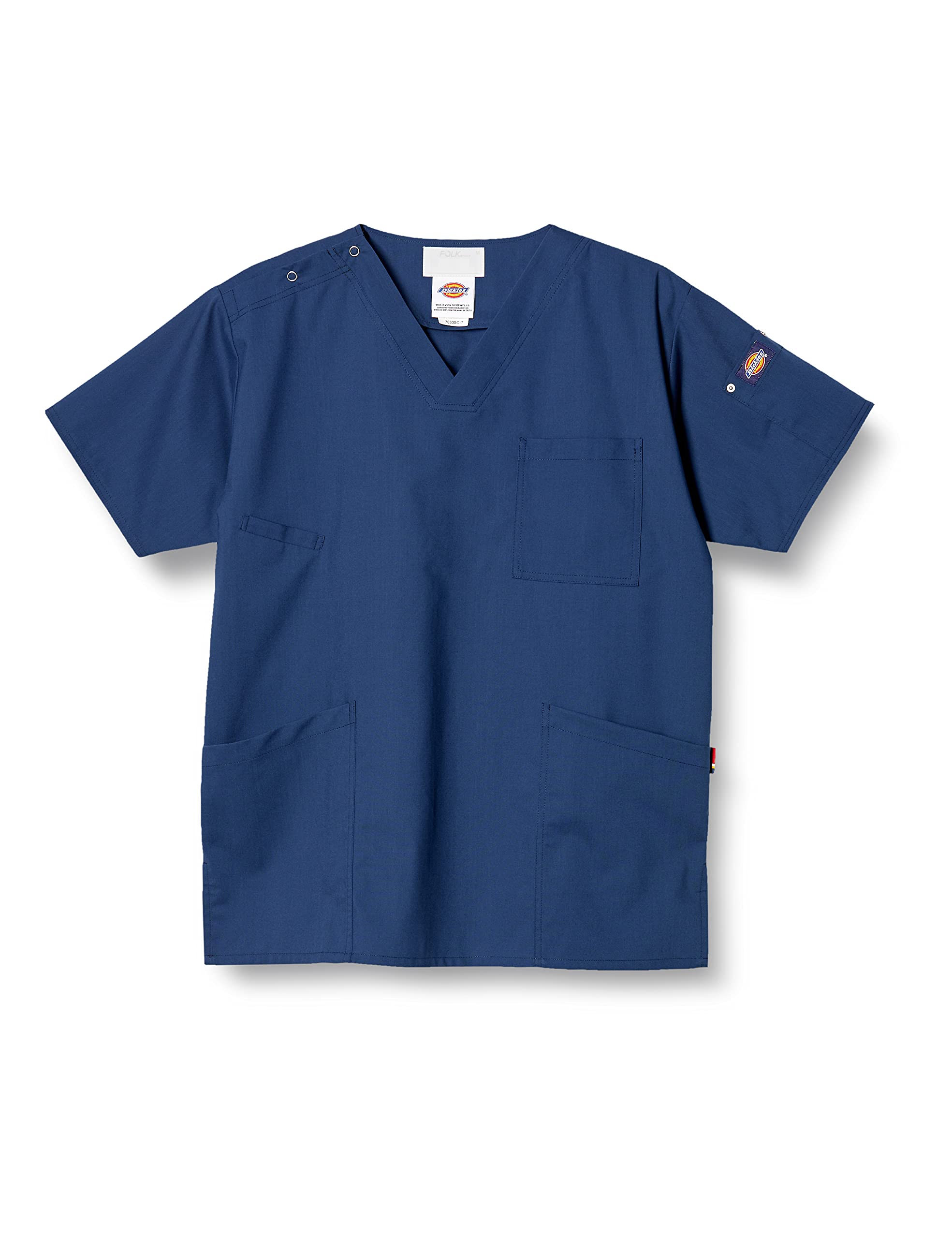 [ディッキーズ] スクラブ 白衣 メディカル 医療用 ストレッチ 男女兼用 ユニセックス 7033SC シールズ M-(日本サイズM相当)