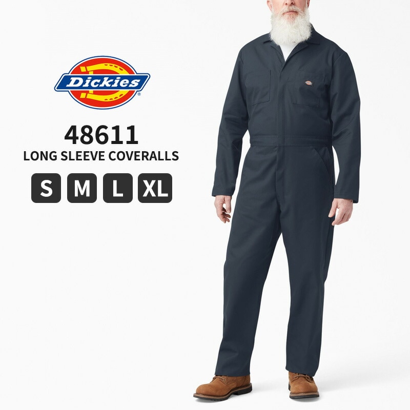 ディッキーズ カバーオール つなぎ Dickies Long Sleeve Coveralls 48611 メンズ レディース