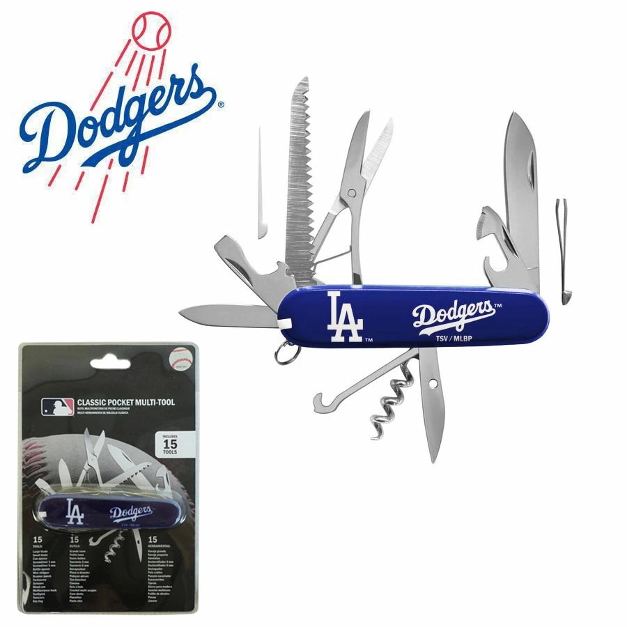 ロサンゼルス ドジャース公式グッズマルチツール キャンプ用品 TSV HOMECLASSIC POCKET MULTI-TOOL LA DODGERSMLB メジャーリ