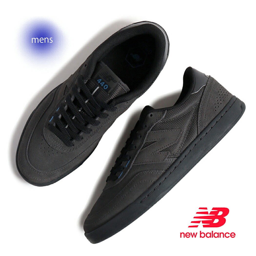 海外限定 NEW BALANCE ニューバランス ヌメリック 440 V2 スニーカー NM440WD2 BLACKCEMENT/BLACK ( 日本未発売 ブラック 黒 メンズ スケートシューズ S