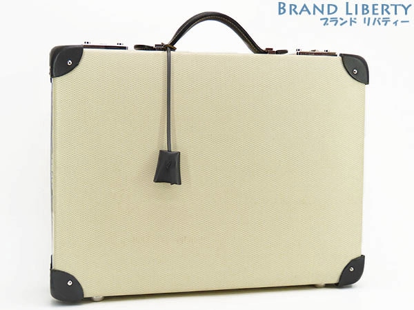 激レア美品エルメスフォーブルエクスプレスPMトランク旅行バッグハードケースナチュラルブラックレザー