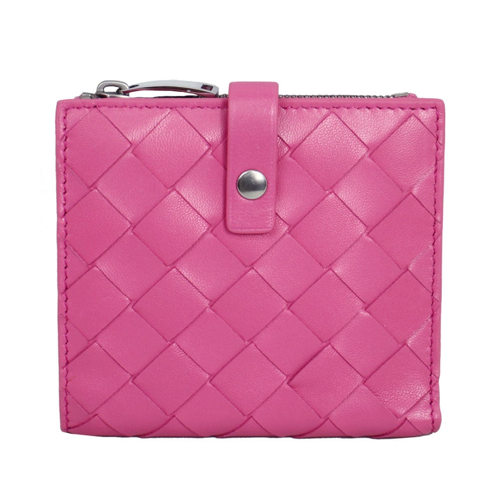 二つ折り財布 イントレチャート ピンク 600270 VCPP3 5632