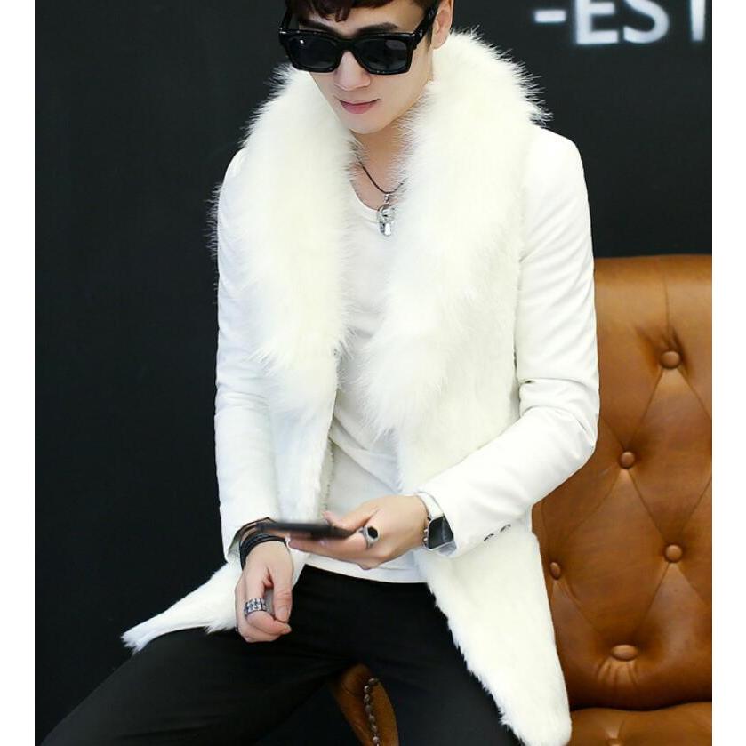 高品質 令和 フェイクファー 2色 毛皮コート メンズ 欧米風 格好良い ファーコート 長袖 大きいサイズ ロング丈 厚手 暖かい 秋冬 ジャケット M-3XL 冬服