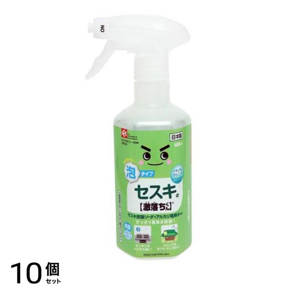レック セスキの激落ちくん泡スプレー (セスキ炭酸ソーダ+アルカリ電解水) 本体 400mL 10個セット
