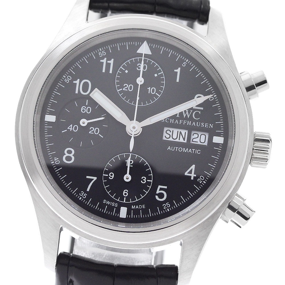 IWC IWC SCHAFFHAUSEN IW370603 パイロットウォッチ フリーガー クロノグラフ 自動巻き メンズ 美品 _959807【中古】