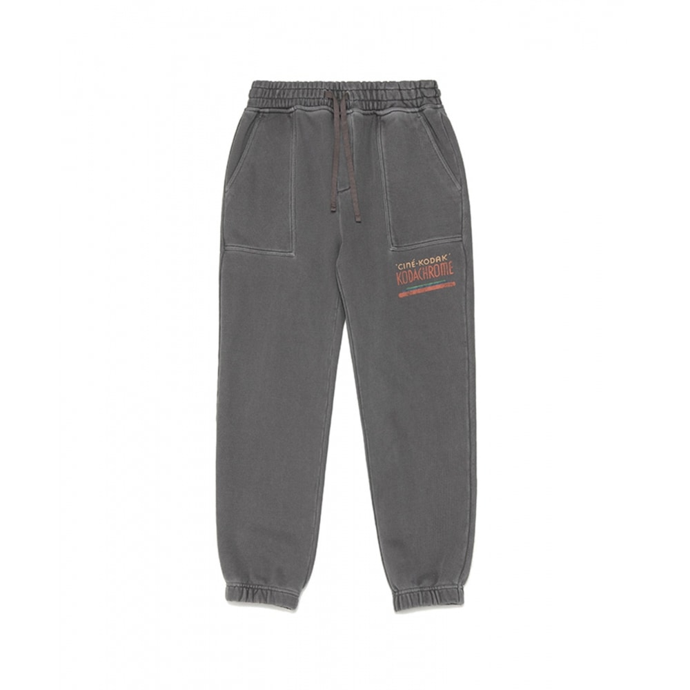 コダックシネコダック顔料染めレギュラージョガーパンツ女性用ブラック