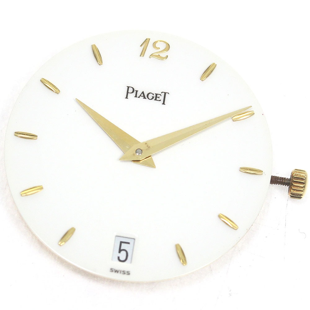 ピアジェ PIAGET cal.15P デイト ムーブメント クォーツ メンズ 良品 _D-53【中古】