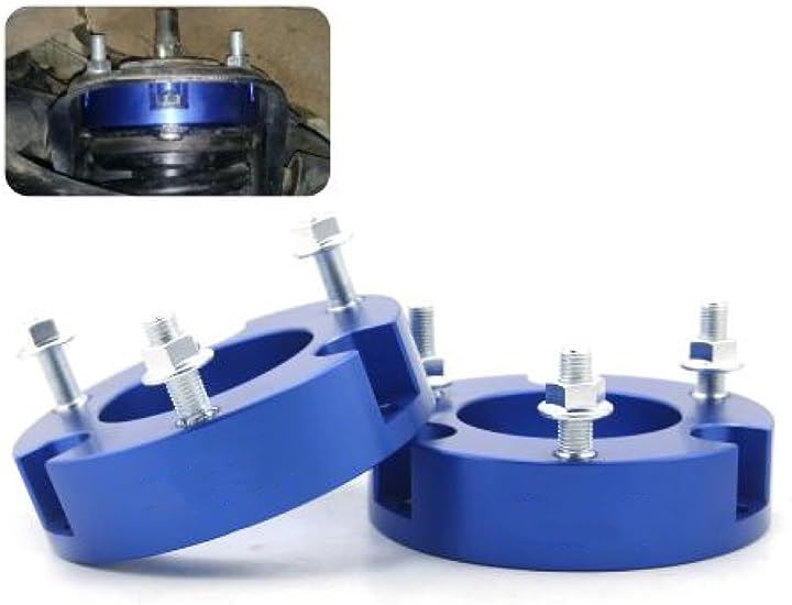 トヨタ ハイラックス/HILUX GUN125 X/Z レボ/REVO リフトアップ スペーサー リフトアップキット フロントレベリング コイルスペーサー サス( 青色, 25mm) 5,438円