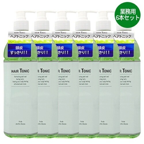 宇津木産業 ヘアトニック 業務用 750ml×6本セット フローラルシトラスの香り サロン専売品[1647] 宅配無料