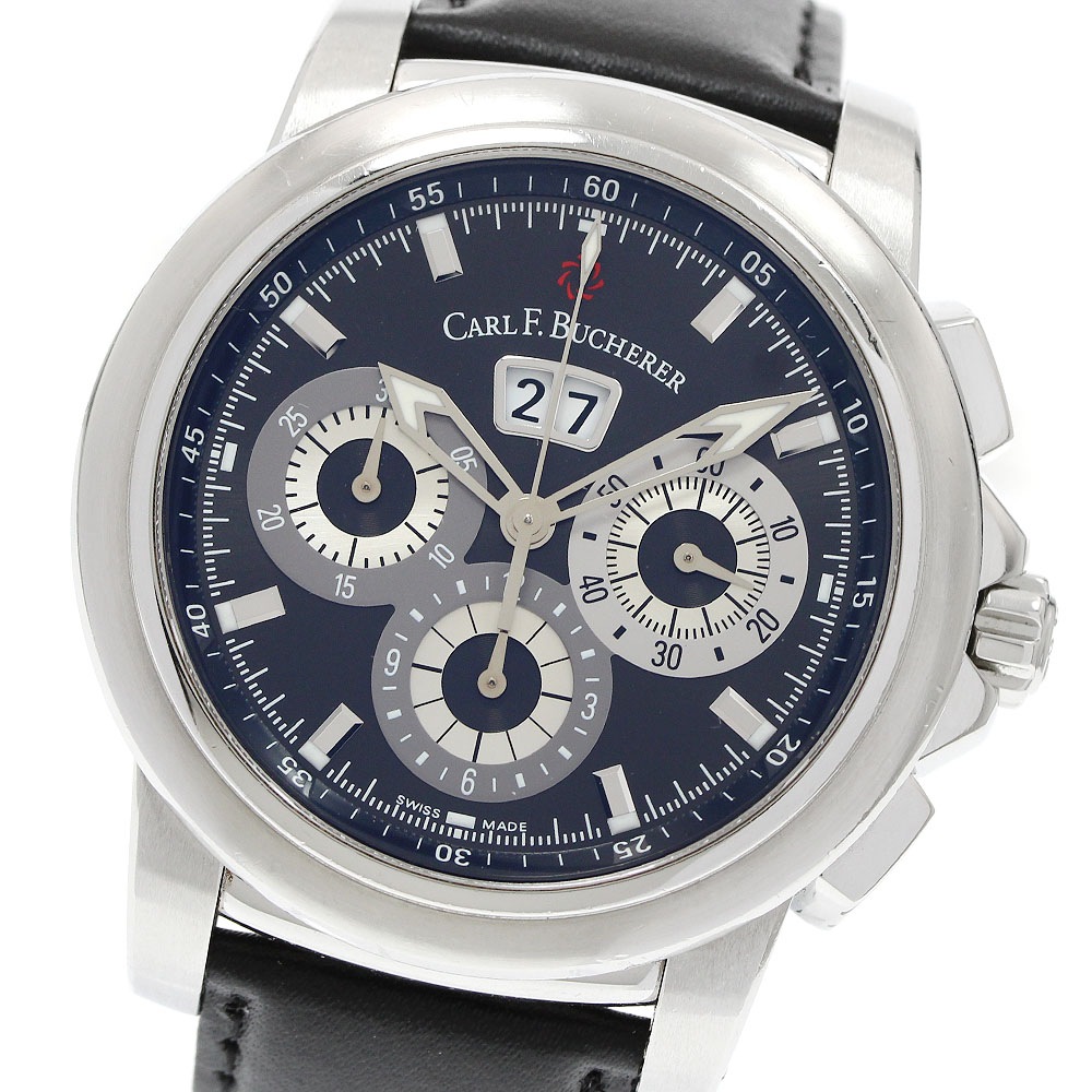 カール F.ブヘラ CARL F.BUCHERER 10624.08 パトラビ クロノグラフ デイト 自動巻き メンズ _945313【中古】