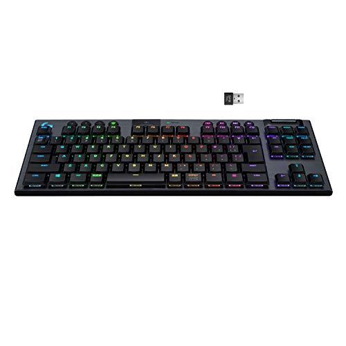 Logicool G ロジクール G ゲーミングキーボード テンキーレス ワイヤレス G913 TKL 薄型 GLスイッチ リニア 静音 日本語配列 LIGHTSPEED 無線 Bluetooth 接