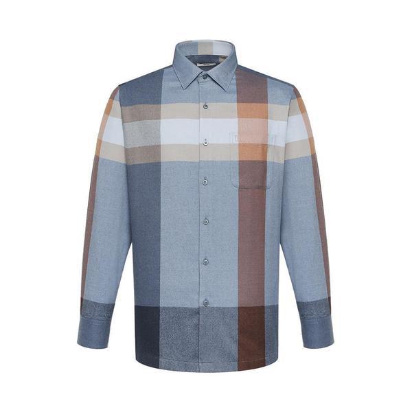 起毛ポリ混紡イージーケアスーパービッグチェックシャツ__DKW3SHCL141N1