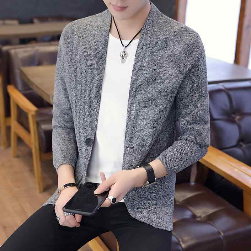 メンズ ファッション 服 オシャレ シンプル 大人 かっこいい 大きいサイズ ストリート 紳士服 コート ニット ジャケット 秋服 韓国スタイル