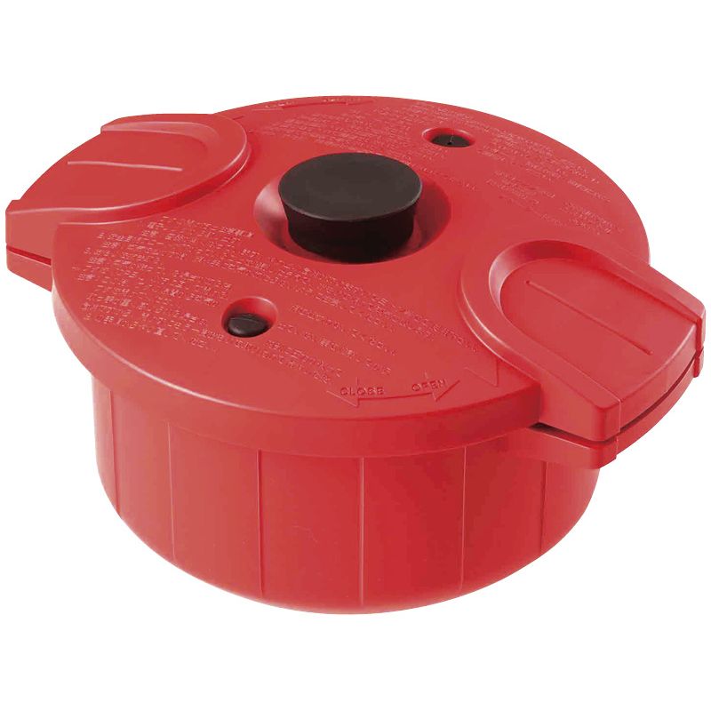 電子レンジ圧力鍋 極み味 レッド