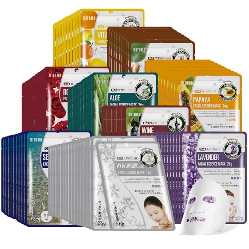 【新年記念セール】MITOMO SKINCARE お手軽い 全9種100枚 個別包装 フェスイパック