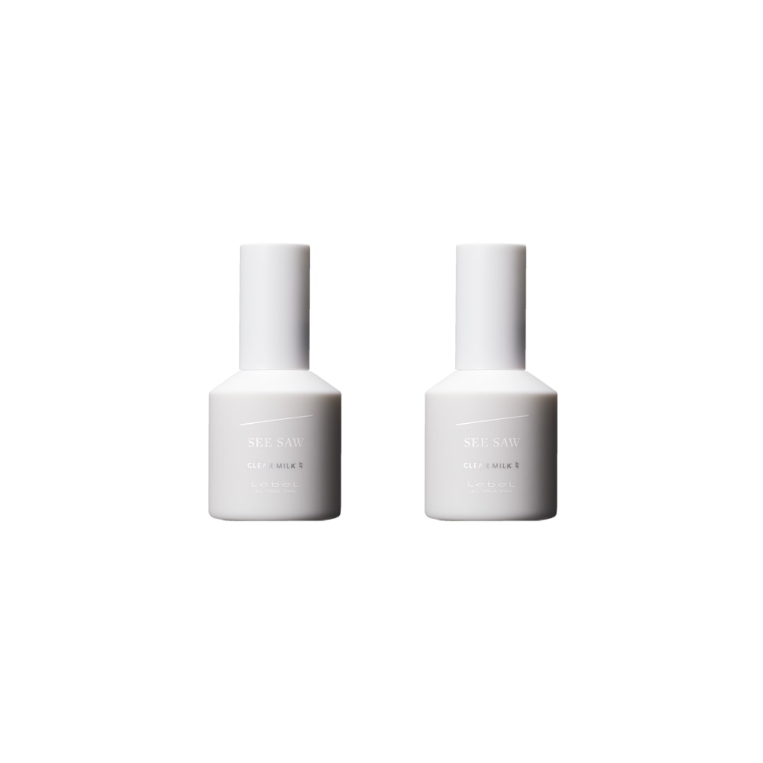 【お得２本セット】SEE /SAW クリアミルクナチュラル ヘアトリートメント　80ml　ヘアケア　サロン専売品　箱なし　トリートメント