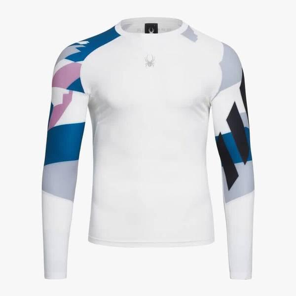 男性プロウェブコンプレッションアームパターン長袖SPHPCNCL201MWHT 710106