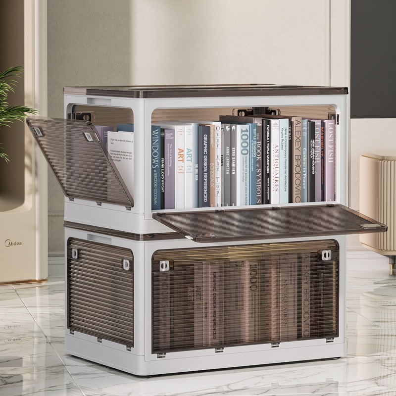 5面開閉 折りたたみ 収納ボックス 2個セット 3個2個３個セット 収納 折りたたみ キャスター付き 衣類ケース コンテナケース ふた付き 可愛い 透明 プラスチック 大きい 重なる 押し入れ