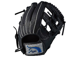 KSN-FJ1 軟式Jr用グラブブラック/ブラック 軟式グラブ 少年用 (C-1119)