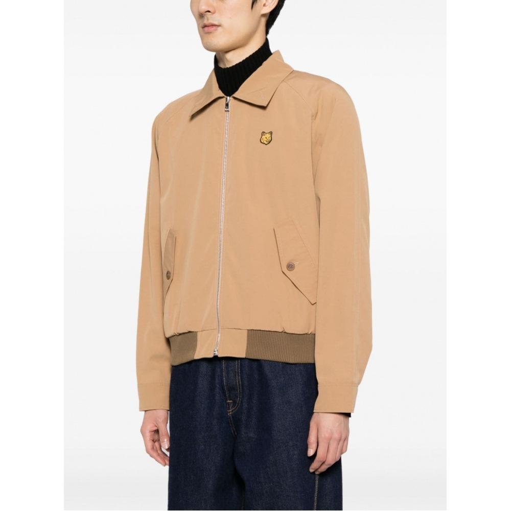 メゾンキツネメンズテクニカルコットンギャバジン W ハリントンジャケット LM02103WQ0062-P220 ベージュ