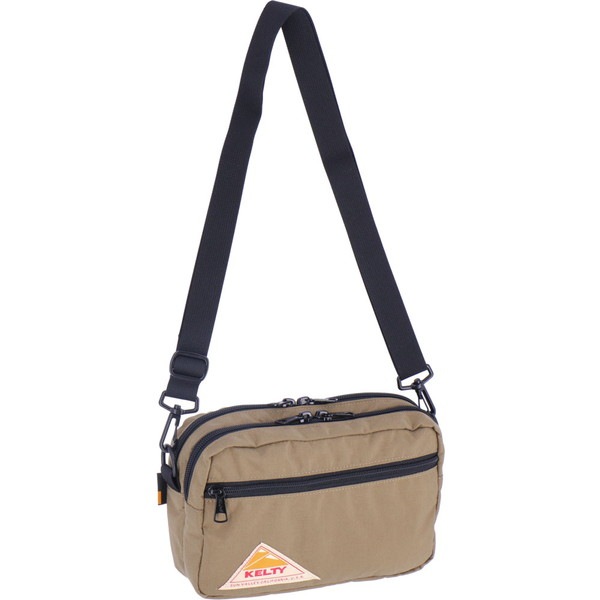 KELTY ケルティ RECTANGLE ZIP SHOULDER 4 BLACK アウトドア バッグ 32592155-TAN ショルダーバッグ