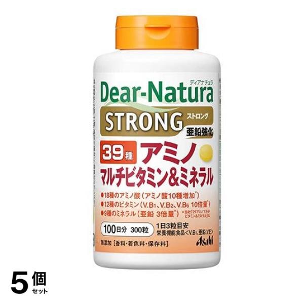 ディアナチュラ ストロング39アミノ マルチビタミン&ミネラル 100日分 300粒 5個セット