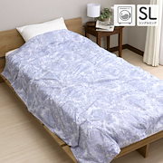 Qoo10] 西川 ウォッシャブル ダウンケット 花柄 : 寝具・ベッド