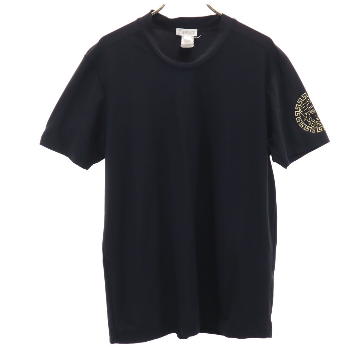 イタリア製 半袖 Tシャツ S ブラック メンズ 古着