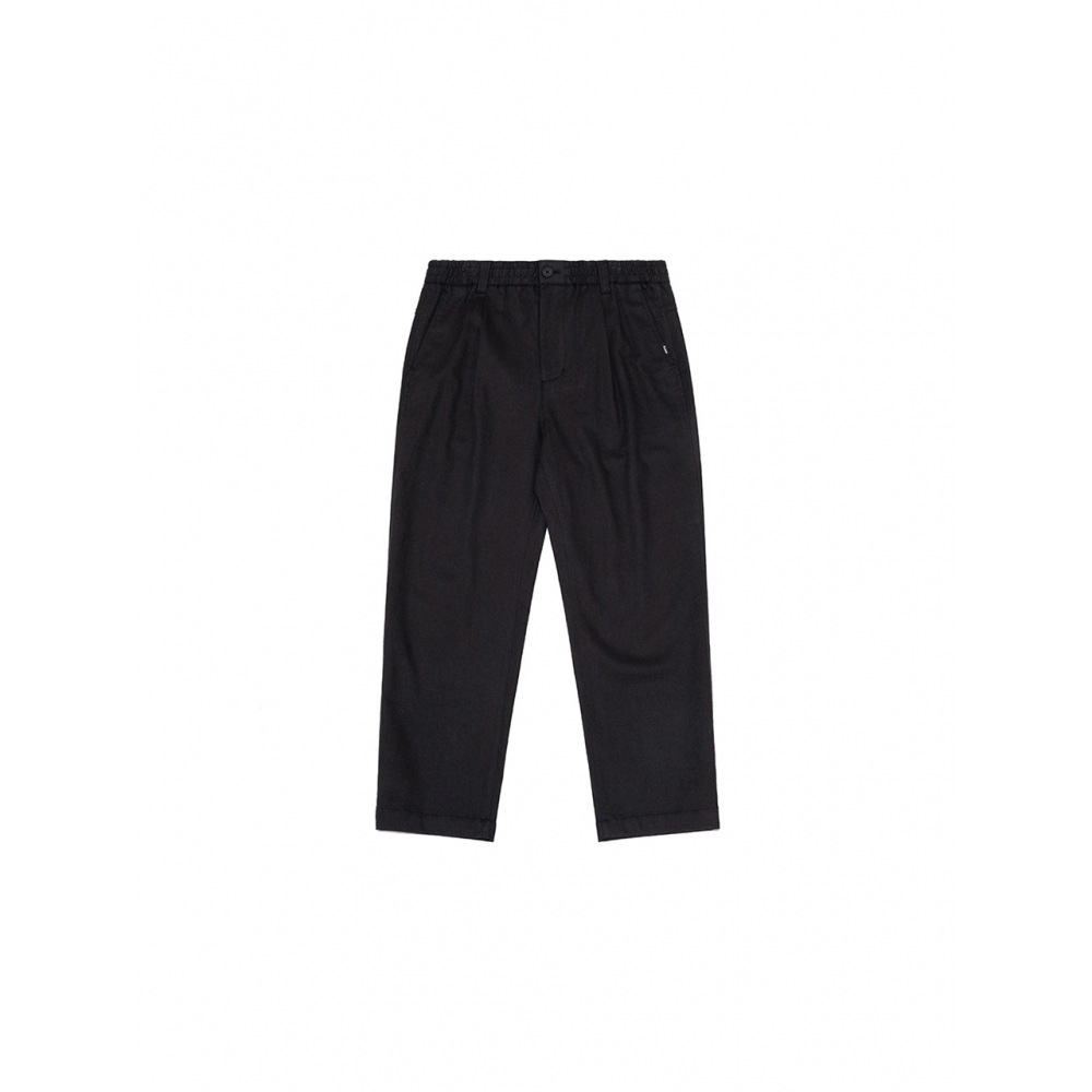 コダックアパレルトリップテーパードコットンパンツブラック