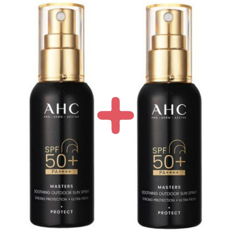 マスターズ スージング アウトドア サンスプレー SPF50+ PA++++, 55ml2個+GIFT