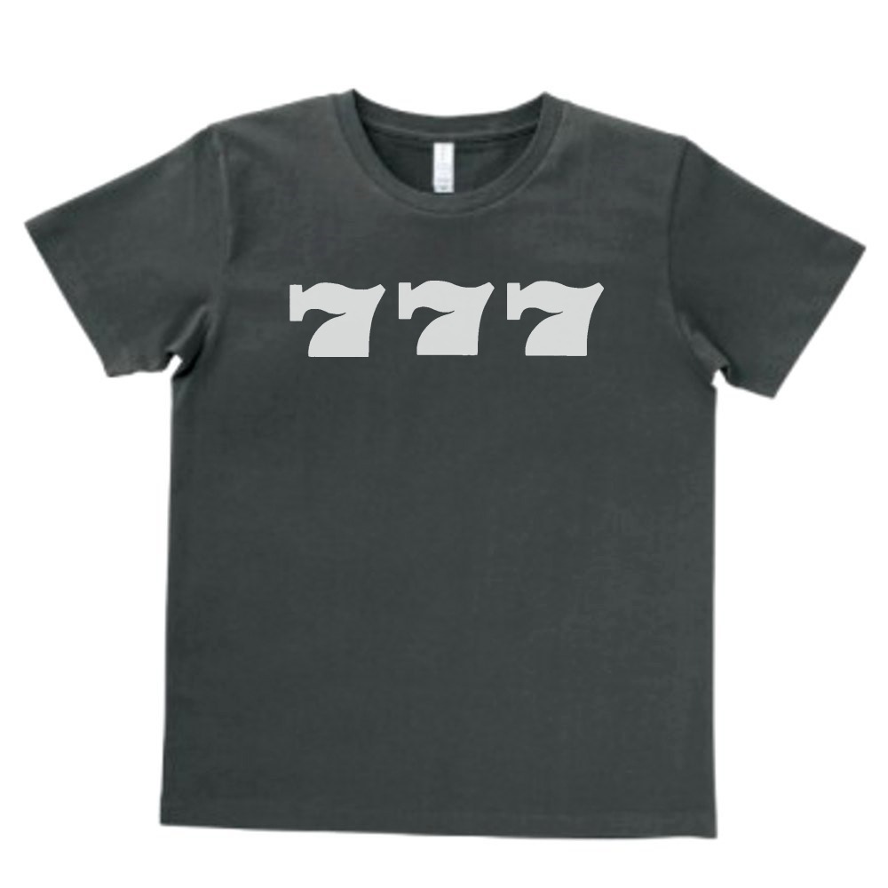 【待望★】 おもしろ Tシャツ 777 MLサイズ スリーセブン 特価ブランド スモーク
