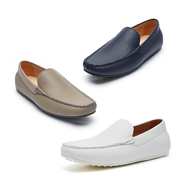 エルカント マツ メンズ 牛革 ドライビングシューズ LCMC41M126