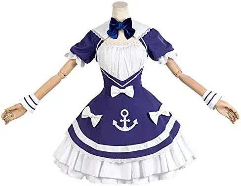 Vtuber YouTuber 湊あくあ衣装 メイド服 仮装 みなとあくあ ハロウィン コスプレ衣装 バーチャル コスチュームコスプレ変装仮装着ぐるみ