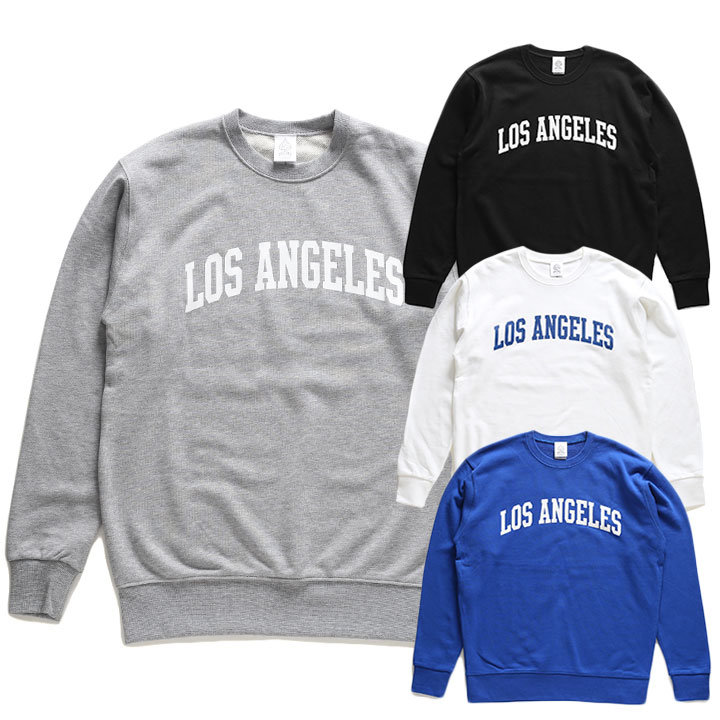 ACE FLAG トレーナー ブランド Los Angeles ロサンゼルス スケボー 長袖 スウェット 裏パイル メンズ 春秋冬用 全4色 大きいサイズ エースフラッグ