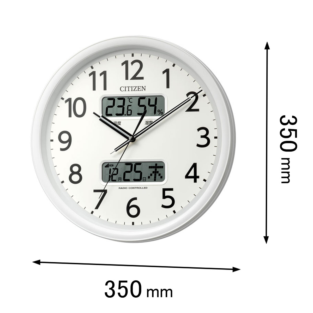 シチズン 電波掛け時計 8FYA06-003