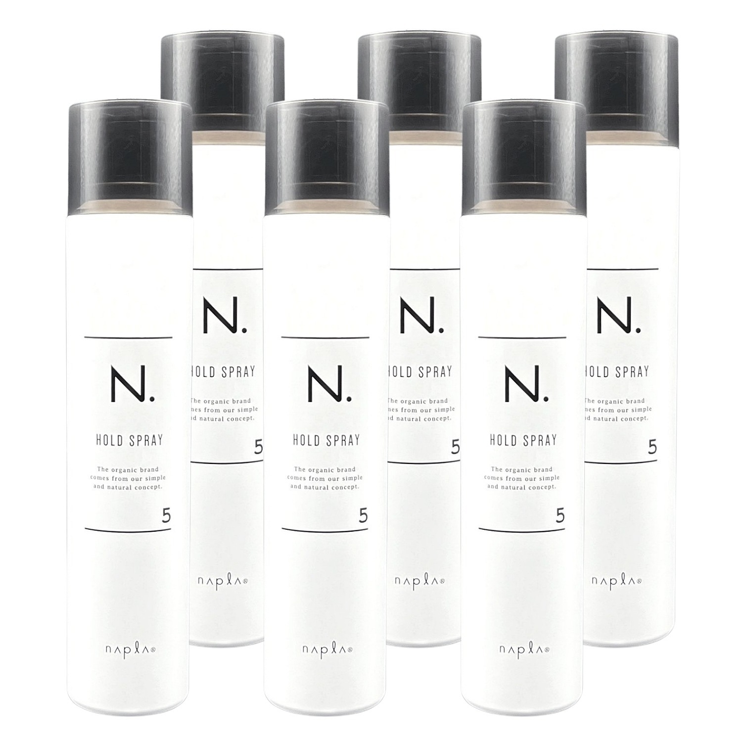 6個セット ナプラ N. ホールドヘアスプレー5 180g スタイリング napla エヌドット n. ヘアスプレー