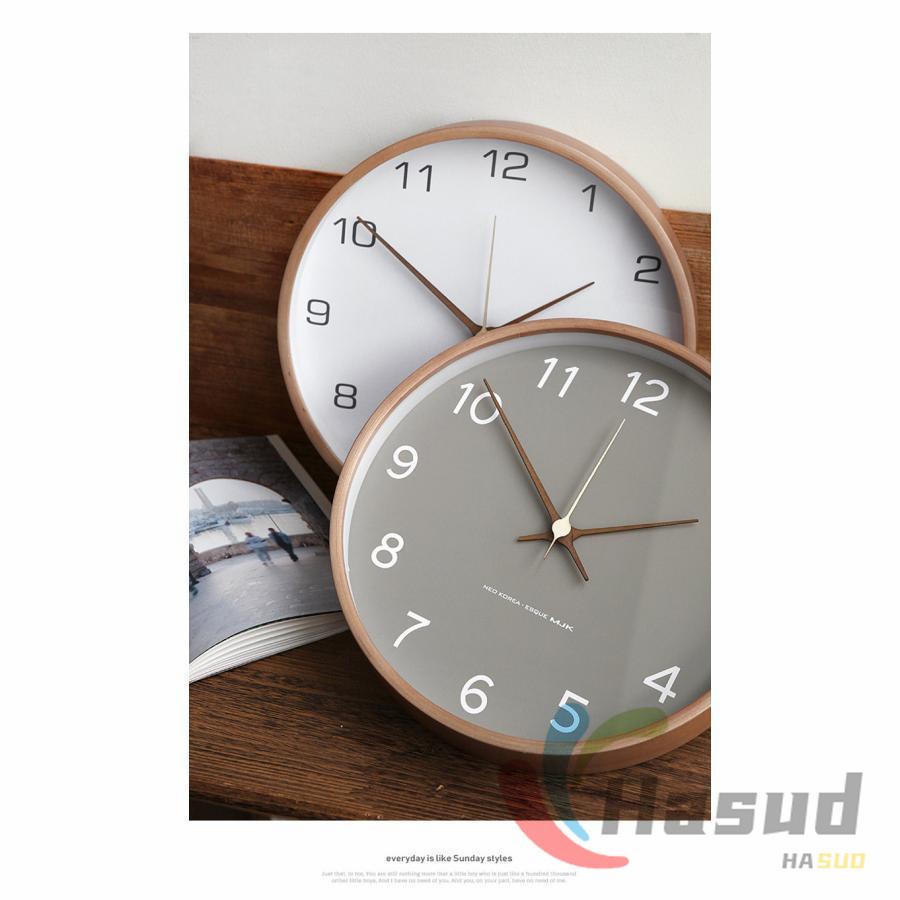 【一年保証】韓国 人気 静音 30cm ガラス 木製 木 ウッド インテリア 静音 壁掛け 時計 人気の贈り物 掛け時計 壁掛け 時計 北欧 音がしない おしゃれ クロック