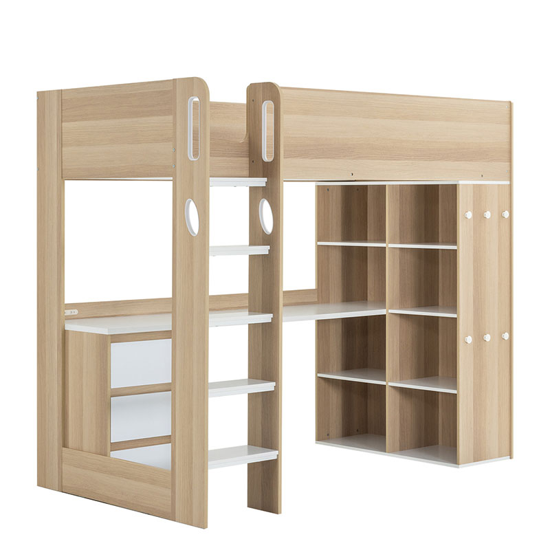 システムベッド ロフトベッド シングル ロフト ベッド ベッドフレーム 収納 ベッド下収納 デスク フック収納 オープンラック 1台3役 一人暮らし