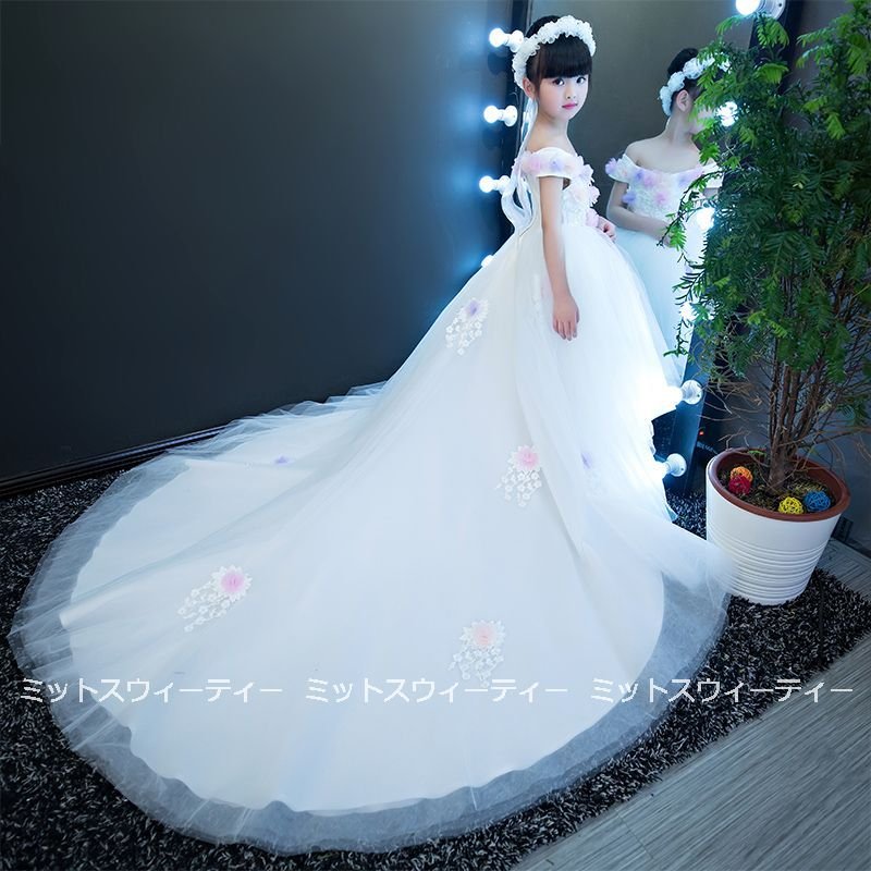 子供 ドレス ピアノ発表会 子どもドレス ワンピース ブライダル衣装 結婚式 コンクール 発表会 パ
