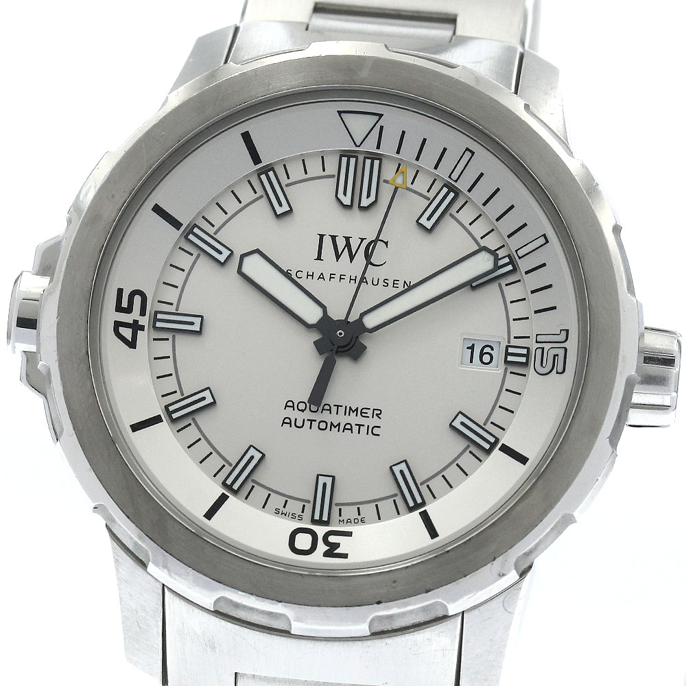 IWC IWC SCHAFFHAUSEN IW329004 アクアタイマー デイト 自動巻き メンズ 保証書付き_885513【中古】