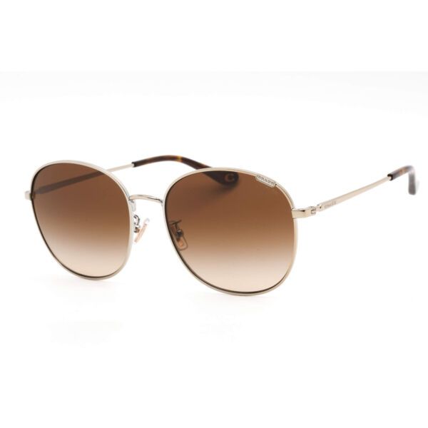 サングラス CoachWomens Sunglasses Full Rim Shiny Light Gold/Havana Frame 0HC7134 900574