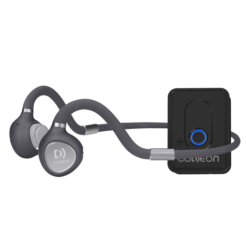 骨伝導ワイヤレスヘッドホン イヤホン 集音器付 CODEON コデオン はっきり聞こえる集音器