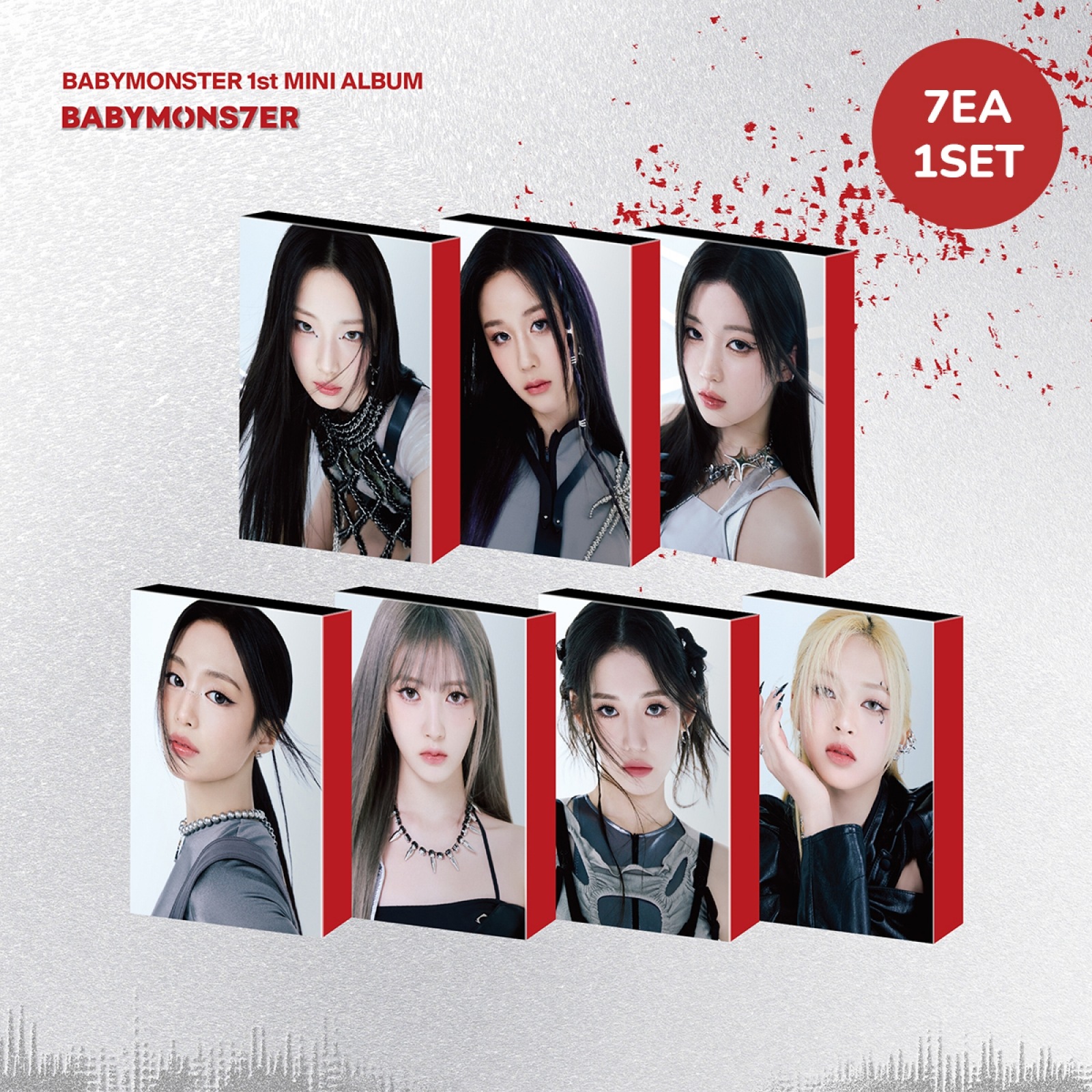 BABYMONSTER - BABYMONS7ER / 1ST MINI ALBUM (YG TAG ALBUM VER.)