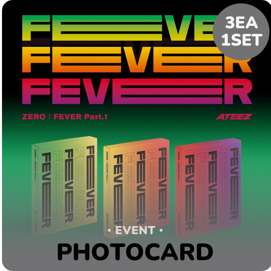 [予約/イベント] ATEEZ - ZERO:FEVER Part.1(Platform ver.)(3点セット) By WITHMUU 6,912円